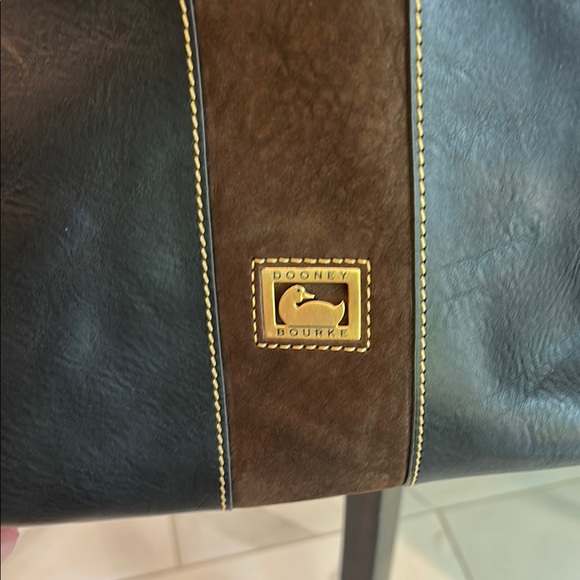 Dooney & Bourke Brown Leather Maya Hobo Bag - Picture 3 of 9